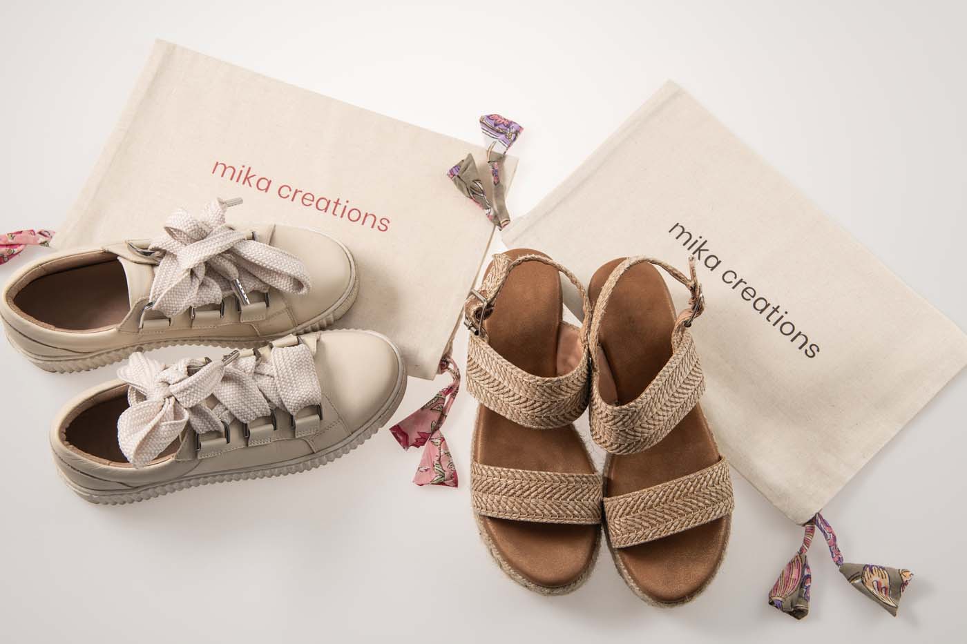 Sustainable Travel Shoe or Laundry Bag made with Cotton