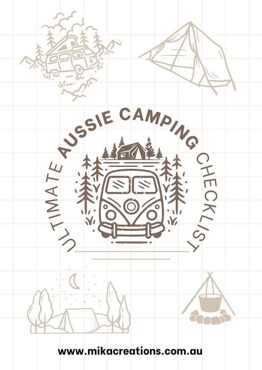 FREE Downloadable Ultimate Aussie Camping Check List