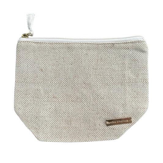 Wet Bag Small | Multi-Use Swimwear, Cloth Nappies, Reusable Period Pouch | Sustainable Juco | 20×15x4 cm | Mika Creations