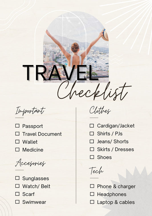 Free Travel checklist 