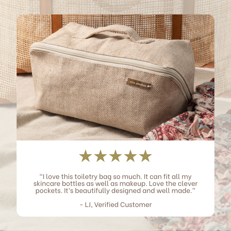 Travel Make-up Bag, Flat-Lay Make-Up Organiser