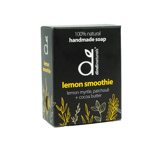 Soap by Dindi Naturals, hand-made in Australia, perfect for Mika creations Carry-on Packing Cubes -Lemon Smoothie 110g - boxed