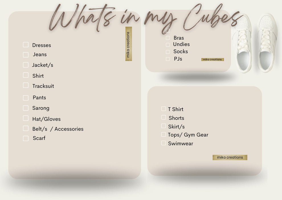 Travel Checklist – Mika creations